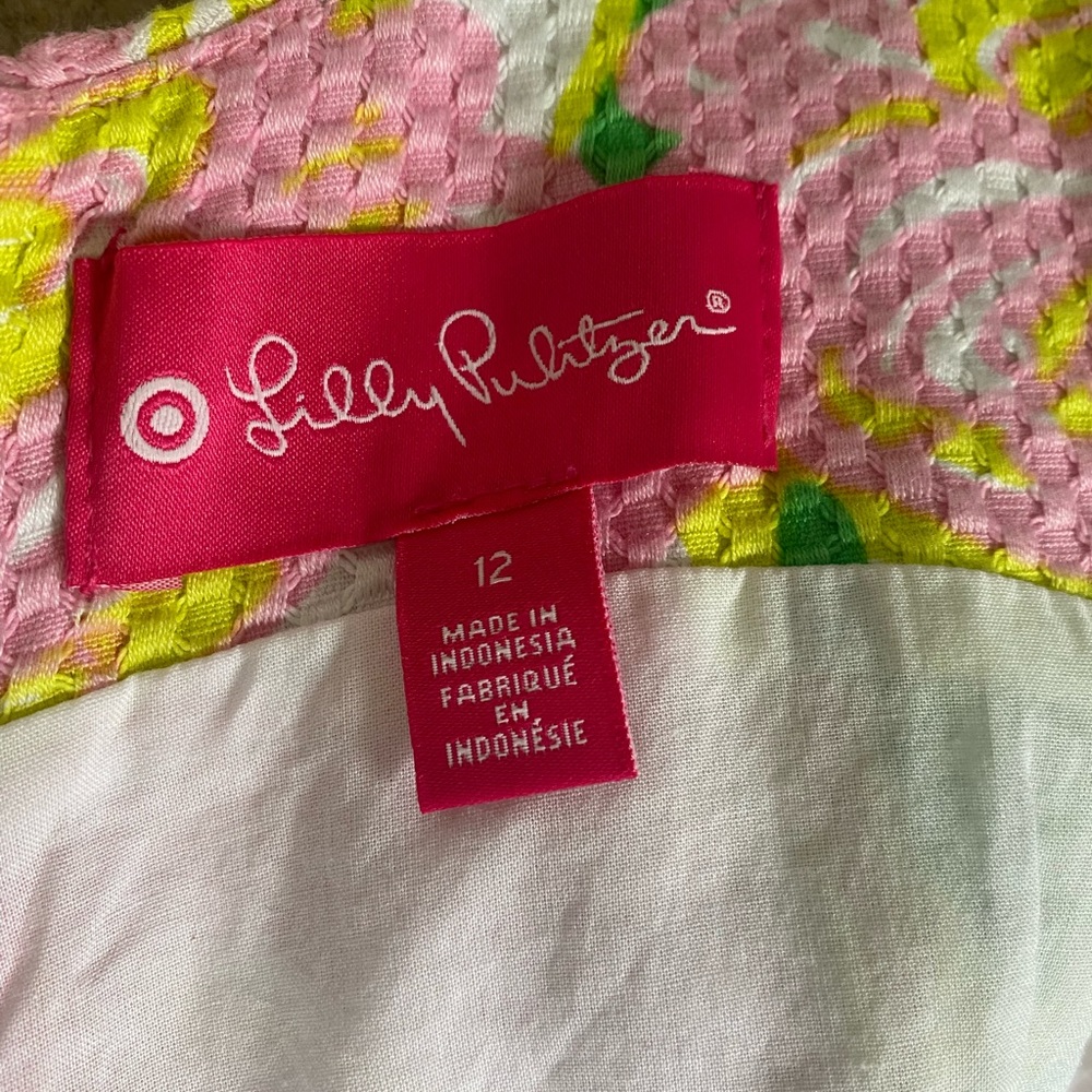 Lilly Pulitzer For Target Fan Dance Flamingo 20th Anniversary Shift Dress - Picture 13 of 16